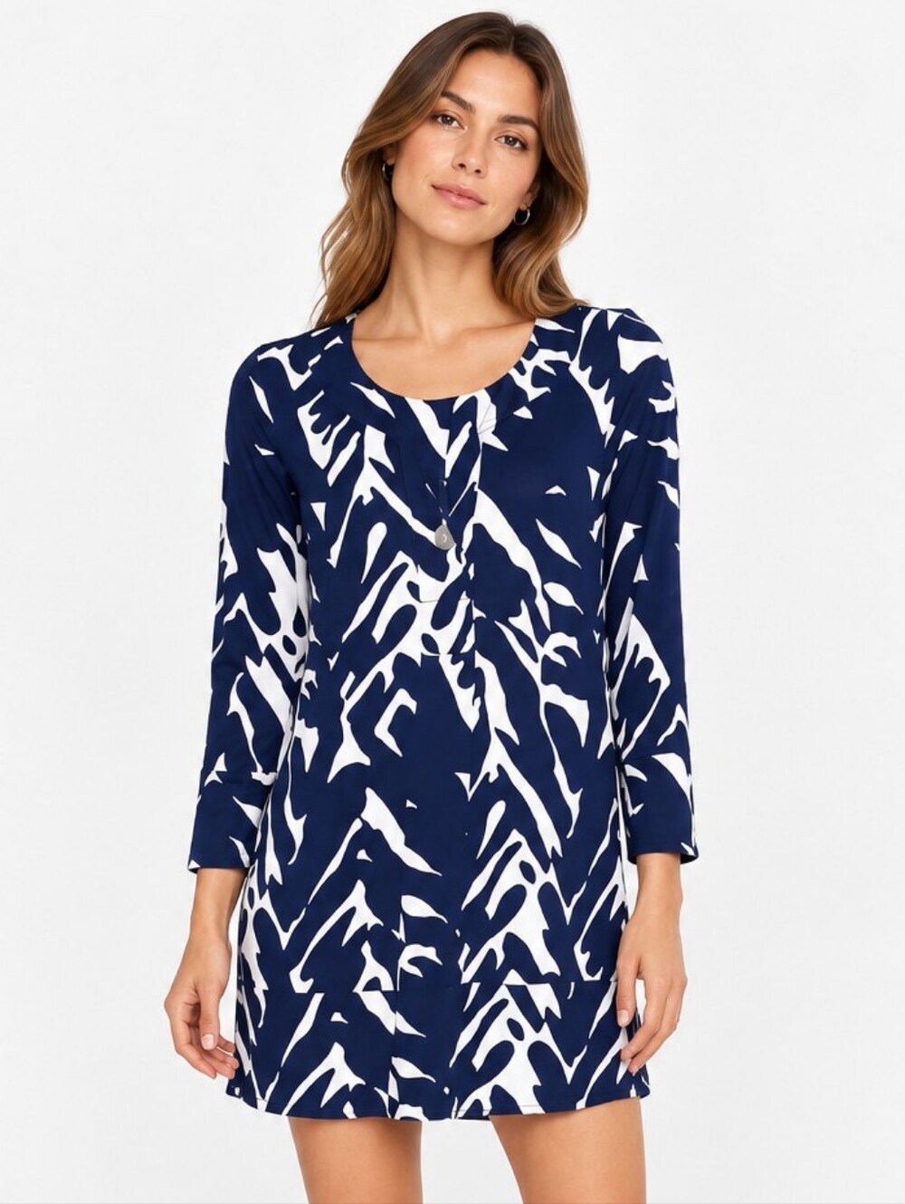 Diane von Furstenberg Silk Gaby Tunic Dress Size 4 $225